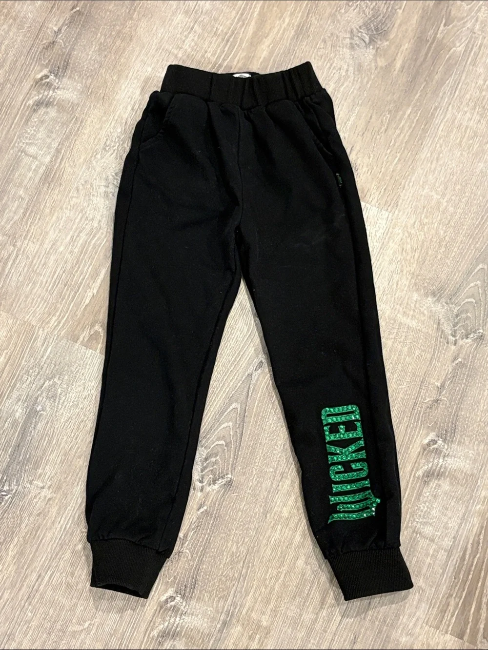 Lola + The Boys Wicked Rhinestone Jogger Sweatpants